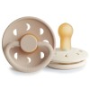 Set van 2 moon phase latex fopspeen - 6-18 m - cream / croissant